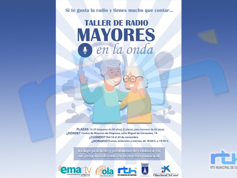 EMA-RTV, Fundación La Caixa y la emisora municipal traen a Chipiona el proyecto Mayores en la Onda