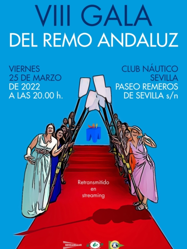 Protagonistas de la VIII Gala del remo andaluz