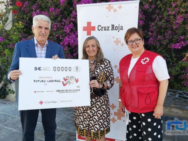 Cruz Roja Chipiona pide colaboración con el Sorteo de Oro que hará posible el desarrollo de programas sociales en la localidad