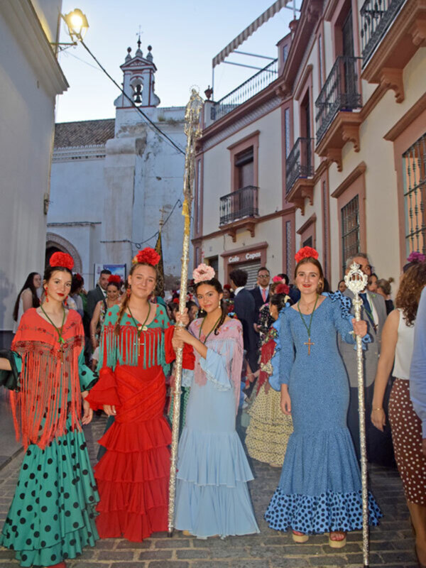 Celebración del día de la Santa Cruz en Alcalá del Río