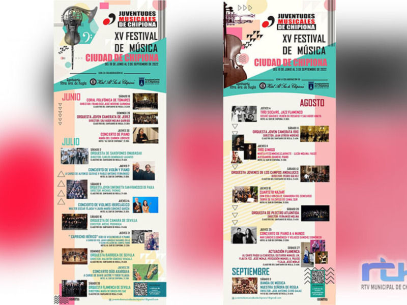 El Festival de Música Ciudad de Chipiona arranca este sábado con un concierto de la Coral Polifónica de Tomares en el claustro del Santuario de Regla