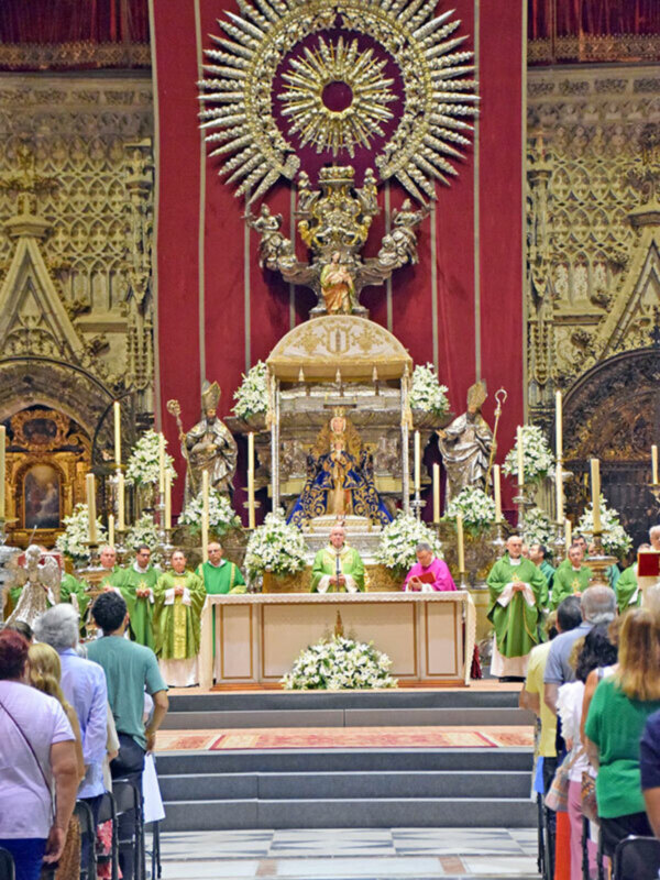 Comienza el segundo día de novena a la Virgen de los Reyes