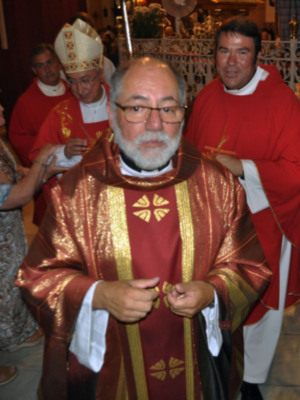 Solemne toma de posesión del nuevo párroco de Chipiona, Jorge Manrique Manrique