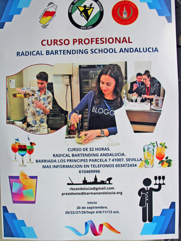 La  Asociación de Barman crea una escuela en los príncipes de Sevilla