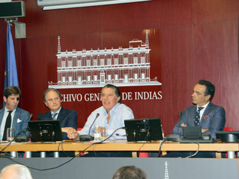 Coloquio taurino en el Archivo general de India de Sevilla.