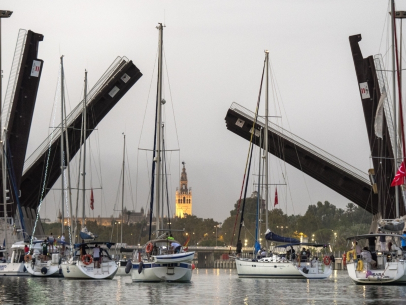 Epílogo y homenaje en el 56º Ascenso a vela del Guadalquivir