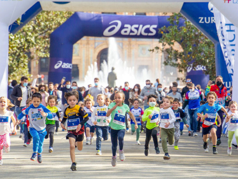 El Zurich Maratón de Sevilla abre inscripciones para las carreras infantiles gratuitas y el concurso de dibujo