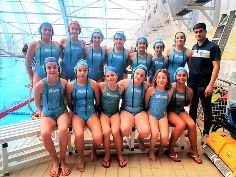 Jornada triunfal para la cantera del Club Waterpolo Dos Hermanas PQS 