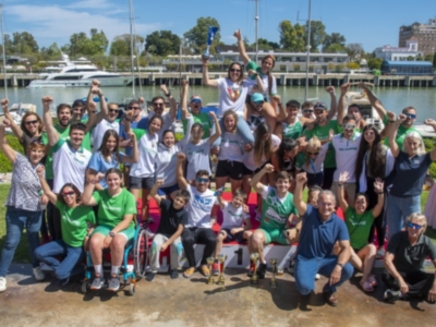 El Nautico Sevilla, vencedor del Campeonato de Andalucía de barcos de equipo de piragüismo 