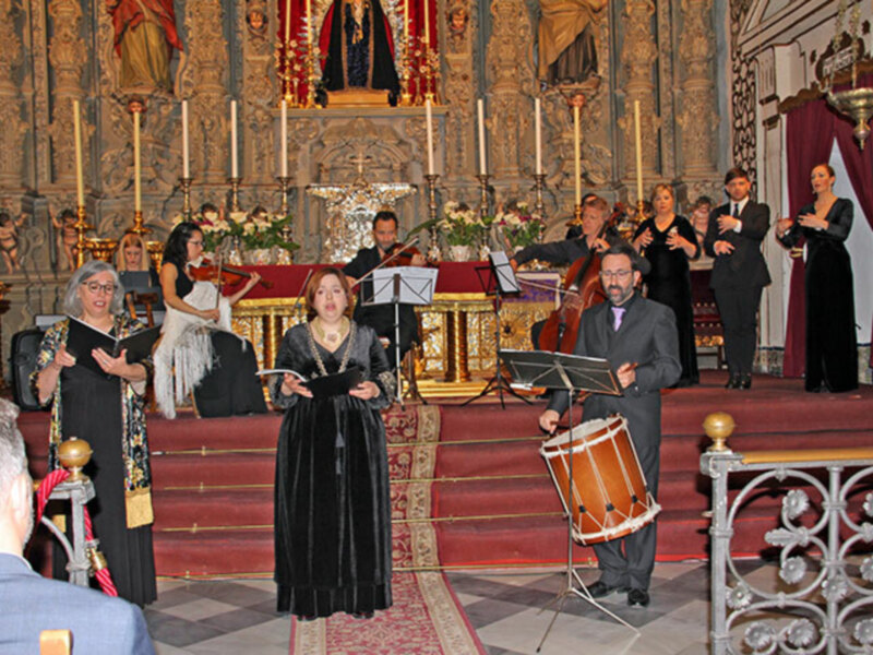 Concierto benéfico en el Real Monasterio de San Leandro de Sevilla.