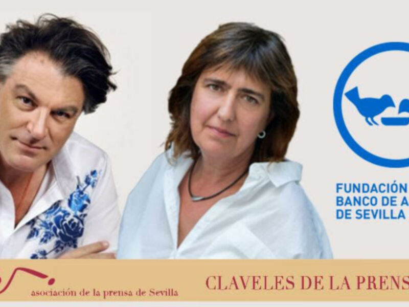 Dorantes, Remedios Malvárez y el Banco de Alimentos de Sevilla, ‘Claveles de la Prensa’ 2023