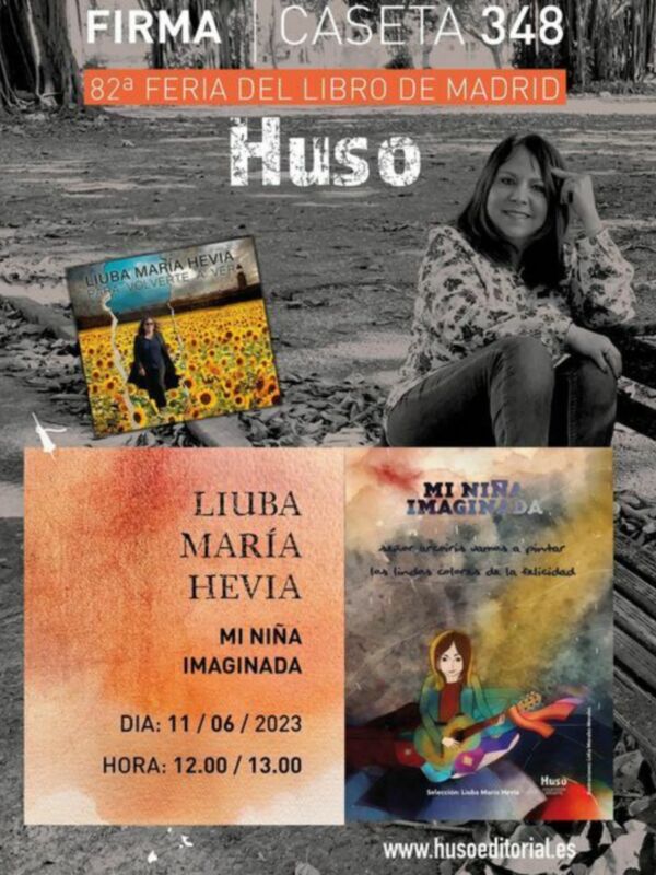 Liuba María Hevia firmará este domingo 11 de junio en la Feria del Libro de Madrid ejemplares de "Mi niña imaginada" y del disco "Para volverte a ver"
