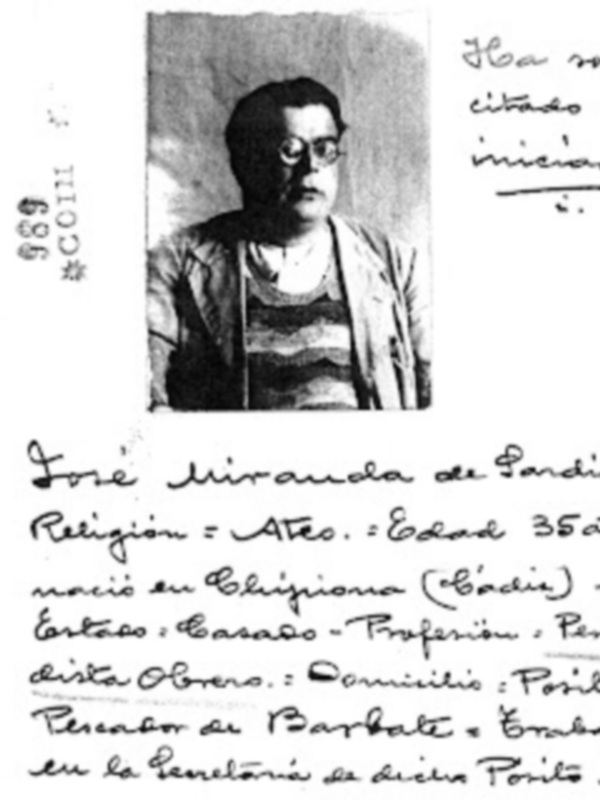 Chipiona en el 125 aniversario del natalicio de José Miranda de Sardi