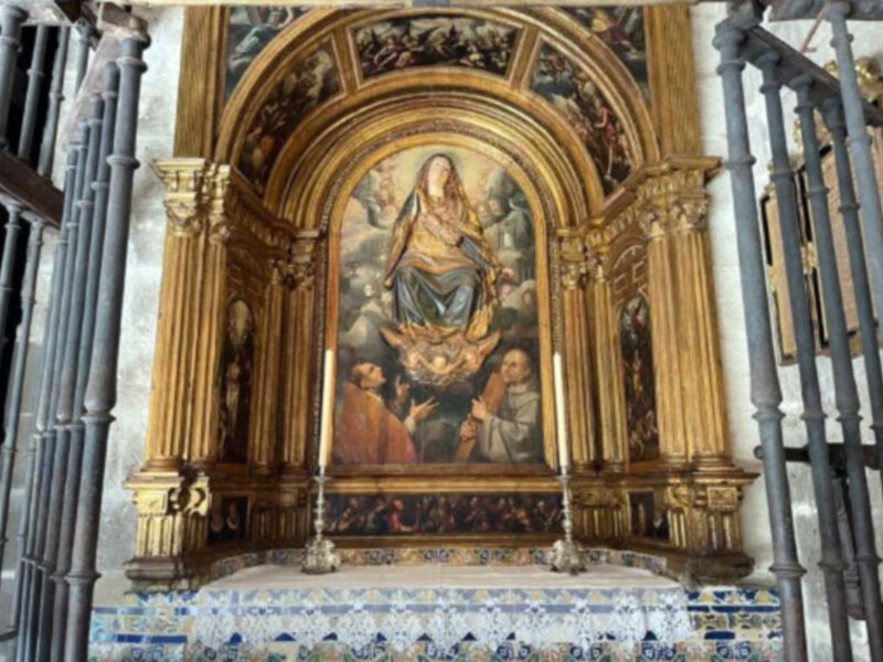 La Capilla de la Asunción de la Catedral de Sevilla abierta durante los días de su Festividad