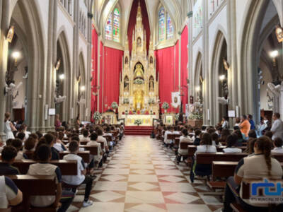 El colegio Virgen de Regla celebró ayer el día de San Francisco de Asís, patrón del centro educativo con diversas actividades para el alumnado