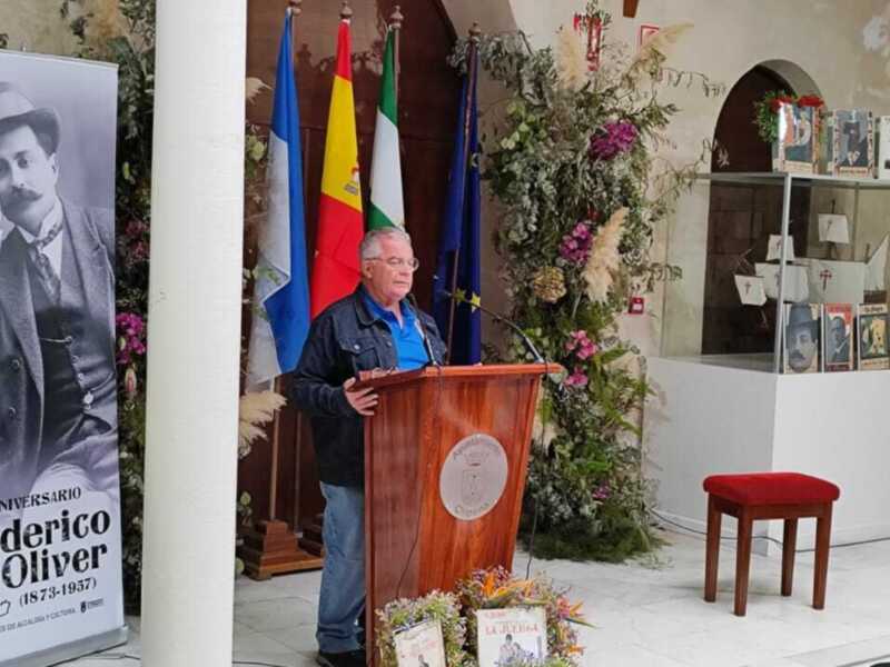Intervención del periodista e investigador Juan Mellado dentro de los actos del 150 aniversario de Federico Oliver Crespo 