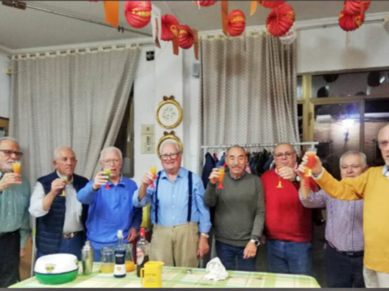 Encuentro esperado con los amigos  de la Asociación Círculo abierto y Ateneo de Triana