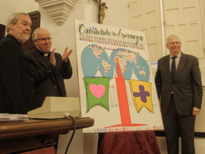 Presentada la obra de Manuel Cuervo para el cartel del Ii Congreso de Hermandades y Piedad Popular 
