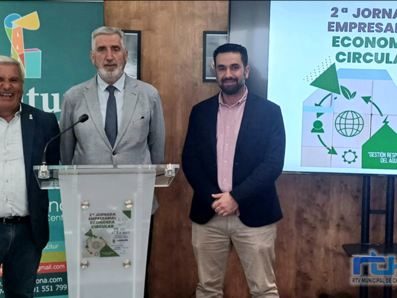Presentada la jornada de economía circular sobre ‘Gestión responsable del agua’ promovida por Acitur y Centro Comercial Abierto