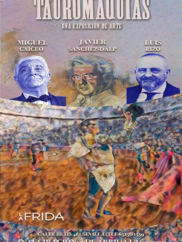 Miguel Caiceo, Luis Rizo y Javier Jiménez Sánchez-Dalp,tres grandes espadas del arte, exponen sus pinturas taurinas en La Frida
