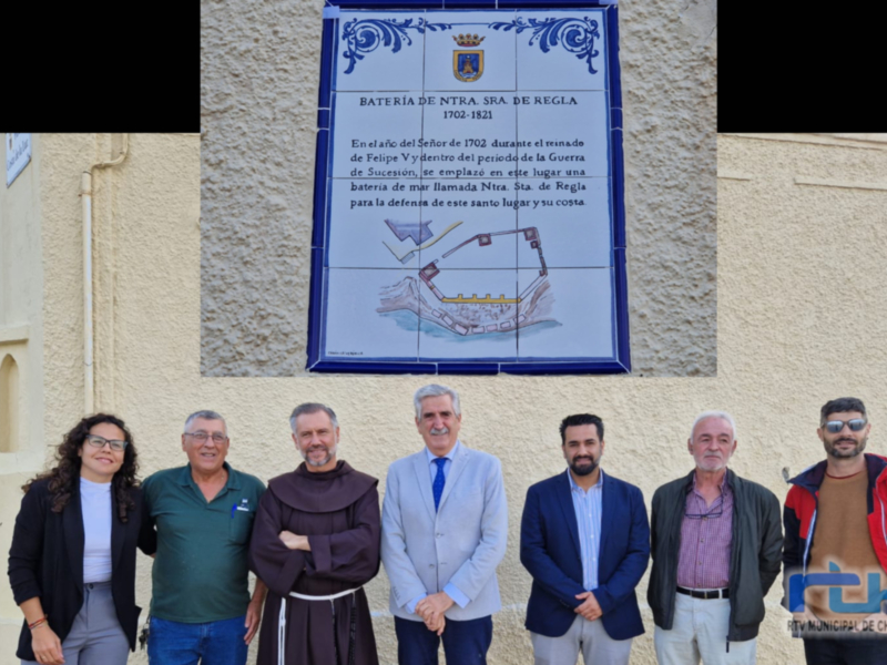 Chipiona coloca placas que indican el lugar de ubicación de tres históricas baterías defensivas de los siglos XVIII y XIX