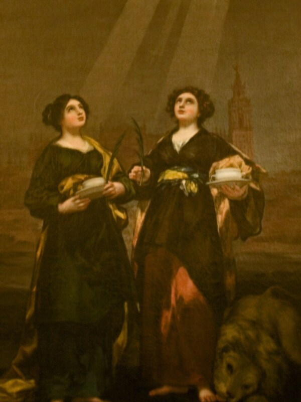 Goya: santas Justa y Rufina de la catedral de Sevilla