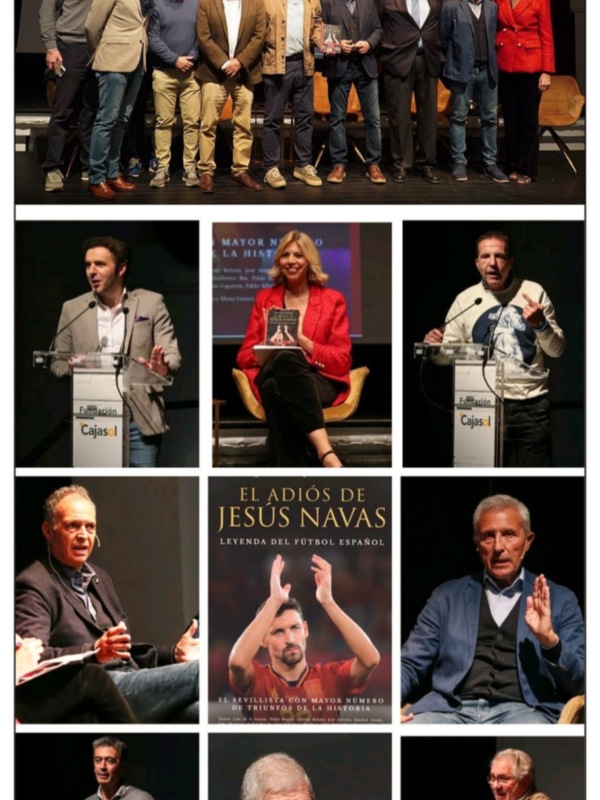 Las declaraciones de Joaquín Caparrós y Pablo Blanco en la presentación del libro “El adiós de Jesús Navas “