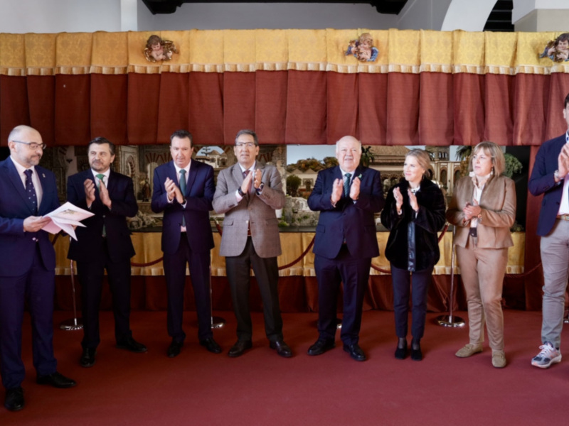 La Fundación Cajasol colabora con el primer belén monumental del Parlamento de Andalucía