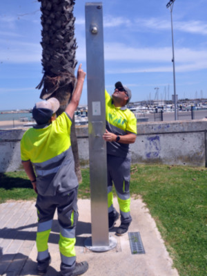 Las playas de Chipiona tendrán servicios de duchas y lavapiés desde comienzo de temporada