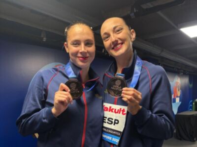 Marina García Polo y Alisa Ozhogina hacen historia en el Campeonato del Mundo de Singapur