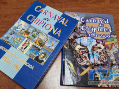 Fiestas trabaja en los libros del Carnaval de Chipiona de 2004 a 2023