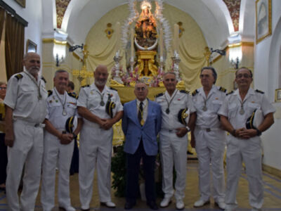 La Virgen del Carmen de Calatrava de Sevilla recorrió el Guadalquivir en su tradicional procesión fluvial