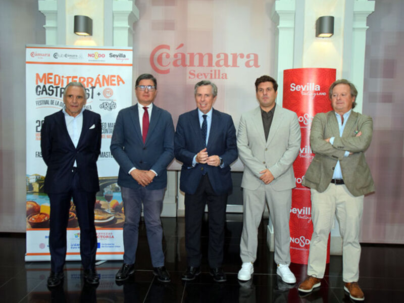 Presentación de la Feria Gastronómica Mediterránea en Sevilla.