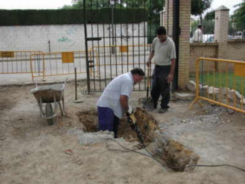Mejoras en uno de los accesos al Parque Municipal de Gines