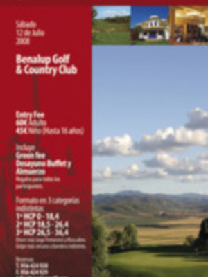 Trofeo de Golf Benéfico en Benalup Casas Viejas