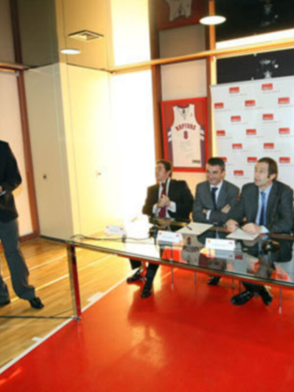La ABP y Adecco renuevan en la sede de la FEB el convenio de formación de jugadores