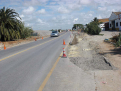 El PP califica de mamarracho las obras que se acometen junto al polígono industrial Los Madroñales de Chipiona