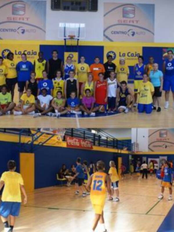 Campaña "Verano y Baloncesto" del Club Baloncesto Islas Canarias