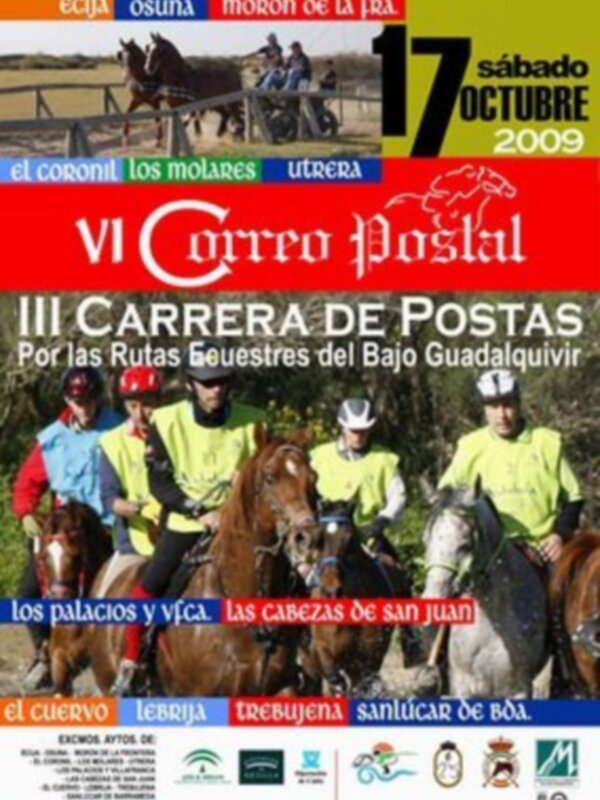 La Mancomunidad participa en la organización del VI Correo Postal y III Carrera de Postas que discurrirán por las rutas ecuestres del Bajo Guadalquivir