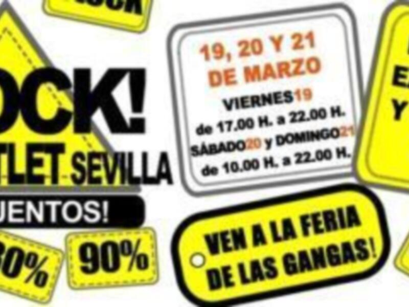 Primera Feria Outlet de Sevilla del 19 al 21 de marzo con grandes descuentos