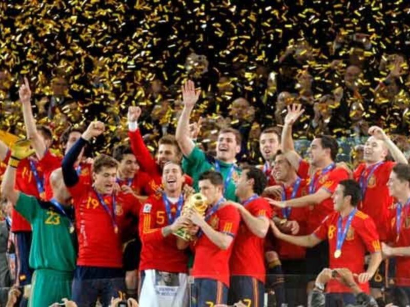 España campeona del mundo de futbol por primera vez en la historia