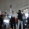 El chipionero Pedro Mora, subcampeón internacional en el concurso de cortadores de jamón de Salvaleón