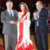 Latoya Jackson por sevillanas y de flamenca, estrella del XX aniversario del salón internacional del caballo