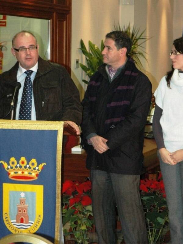 Austin Ruiz Escribano, Juan Carlos Claver y Amparo Salguero , Reyes magos de Chipiona 2011