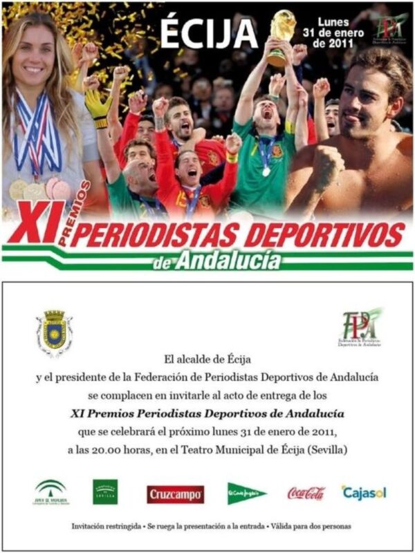 Presentados en Sevilla los XI premios periodistas deportivos de Andalucía 