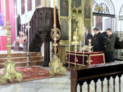 Galería del Altar de Quinario en Honor al Cristo de Burgo de la ciudad de Sevilla