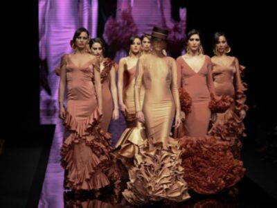 Viki Berrocal, con once kilos menos,  presenta su nueva colección en Sevilla con Virginia Troconis, Marta Sánchez, Boris, Ana García Siñeriz y Nuria March