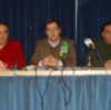 Los andalucistas en lora del río presentan su coalición electoral con el partido local "compromiso con lora" para las próximas elecciones municipales