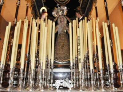 Cirios por los donantes de órganos en la Hermandad del Sol