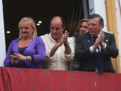 Fran Rivera y César Cadaval con San Gonzalo 